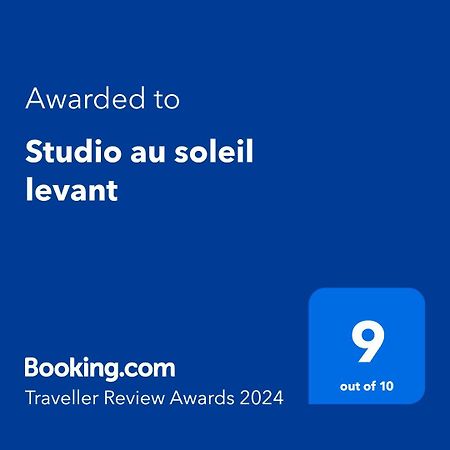 Studio Au Soleil Levant, Avec Piscine La Trinité Exteriér fotografie